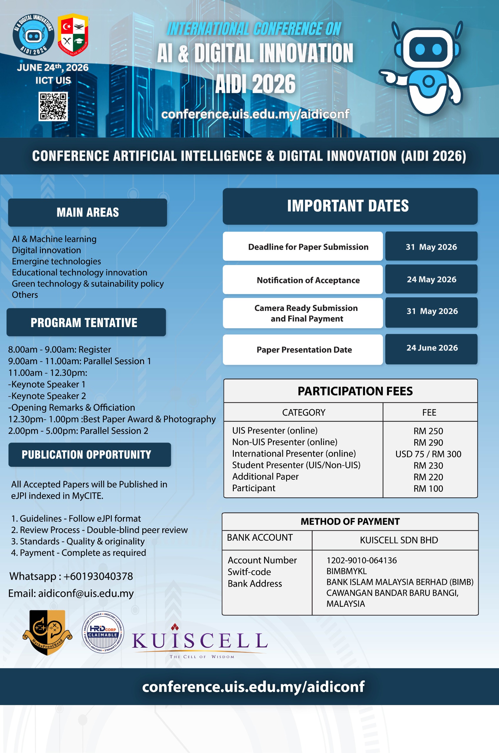 AIDI 2026 Conference Poster